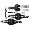 Everbilt Black Deluxe Latch Gate Set