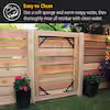 Peak Heavy-Duty Steel Gate Hardware Kit in Matte Black (Fits Gates 26 in. to 60 in. W)