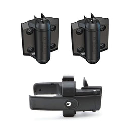 D&D LokkLatch® Magnetic & TruClose® Self-Closing Hinges Kit – Complete Privacy Gate Security Bundle