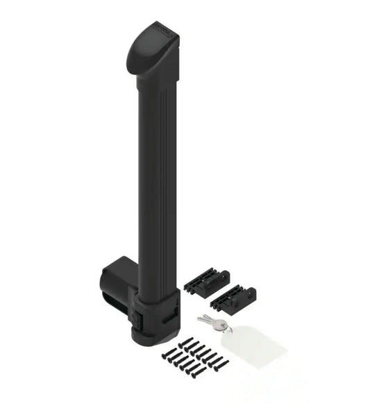 D&D Tuffbuilt Nylon Stainless Steel Black Locking Pool Safety Latch