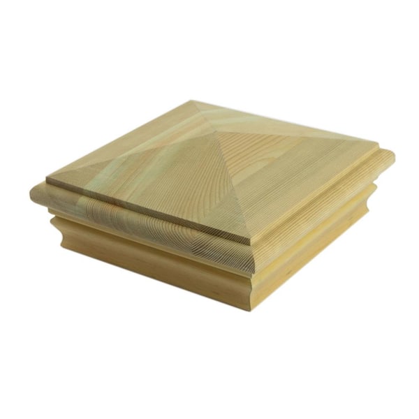 6 in. x 6 in. Newport High Pyramid Pressure Treated Wood Post Cap